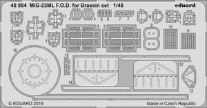 Eduard 48984 MiG-23ML FOD pour set Brassin 1/48 EDUARD