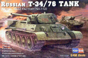 Hobby Boss 84806 T-34/76 russe (1942 n° 112) (1/48)