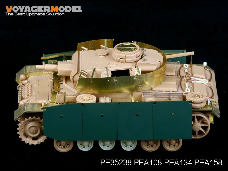 Voyager modèle PE35238 WWII allemand Pz.Kpfw.III Ausf.N pour TAMIYA 35290 1/35  – image 4