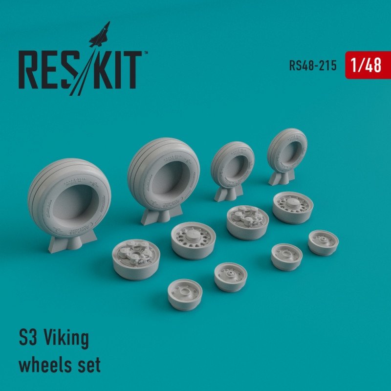 RESKIT RS48-0215 ​​S-3 Vikingwheels set 1/48
