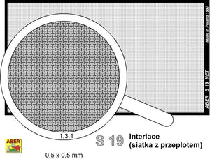 Filet Aber S-19 à mailles entrelacées de 0,5 x 0,5 mm  – immagine 2
