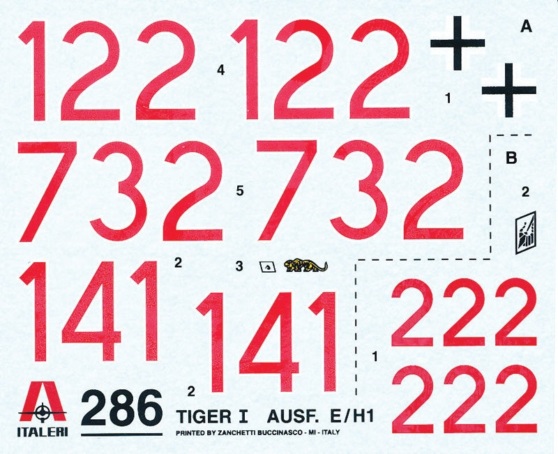 Italeri 0286 Tigre I Ausf. E/H1 (1/35) – image 3