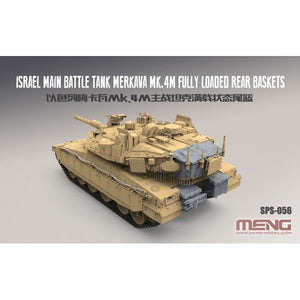 Maquette Meng SPS-056 Char de combat principal israélien Merkava Mk.4M Paniers arrière entièrement chargés 1/35