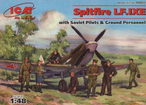 ICM 48802 Spitfire LF.IXE avec pilotes et personnel au sol soviétiques (1/48)
