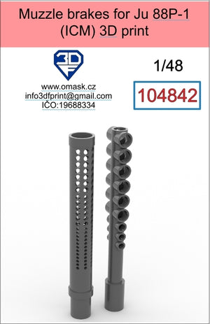 Freins de bouche Omask 104842 pour Ju88 P-1 1/48