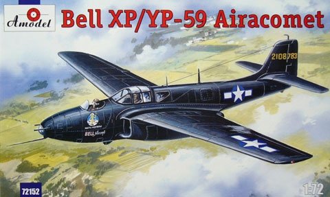 Maquette A-Model 72152 Bell XP-59/YP-59 Airacomet Chasseur à réaction américain 1/72