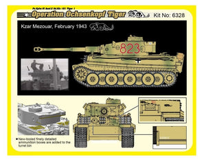 Dragon 6328 Char allemand Pz.Kpfw.VI Tiger I de la Seconde Guerre mondiale, première production, 501e escadron de l&amp;#39;opération Ochsenkopf, échelle 1/35 – image 8