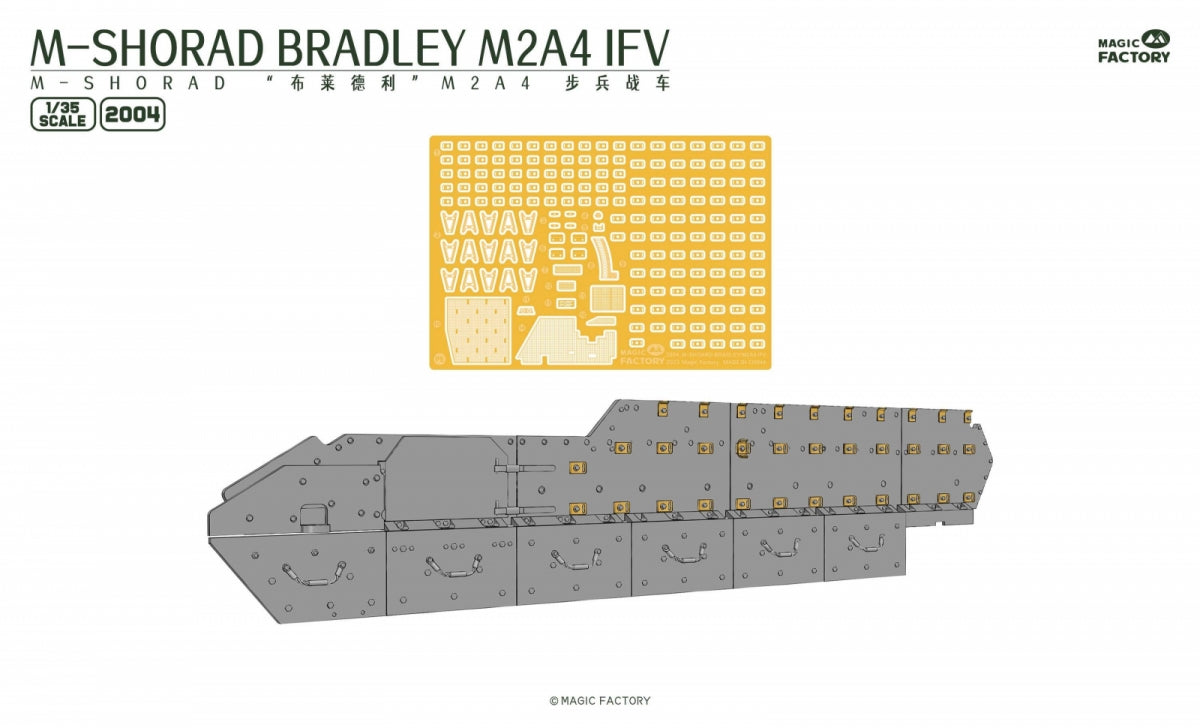 Magic Factory 2004 M-SHORAD Bradley M2A4 IFV 3-en-1 1/35 – immagine 7