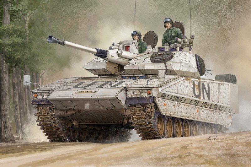 Hobby Boss 82475 Véhicule de combat d&amp;#39;infanterie suédois CV90-40C avec blindage complet supplémentaire (1/35)