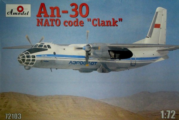 Maquette A-Model 72103 AN-30 Code OTAN « Clank » 1/72