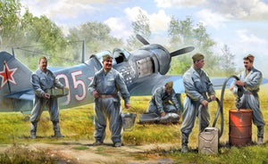 Zvezda 6187 Personnel au sol de l&amp;#39;armée de l&amp;#39;air soviétique 1/72