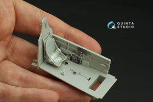 Intérieur imprimé en 3D et coloré sur papier décalcomanie Quinta Studio QD32146 P-40B Warhawk (Trumpeter) 1/32  – image 6