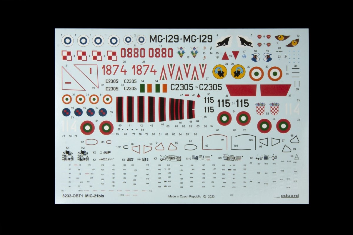 Eduard 8232 MiG-21BIS 1/48 – immagine 14