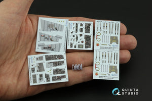 Quinta Studio QD+48342 F-4G tardif Intérieur imprimé en 3D et coloré sur papier décalcomanie (Meng) (avec pièces en résine imprimées en 3D) 1/48 – immagine 4
