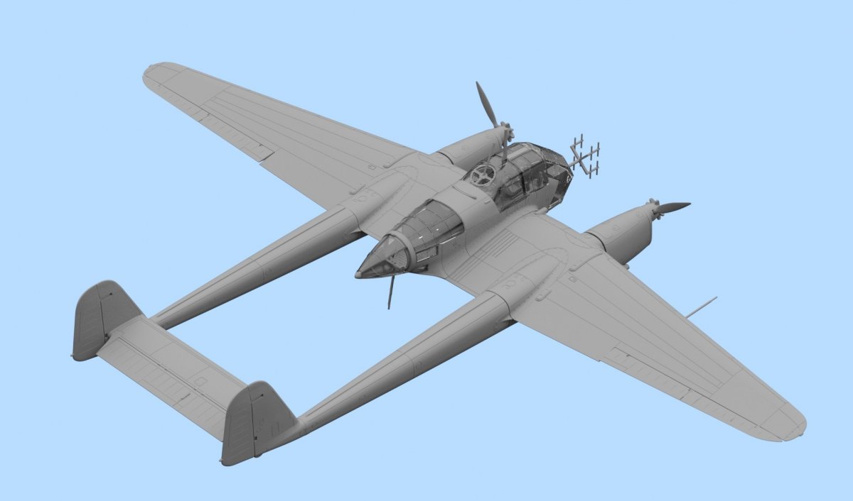 ICM 72293 FW 189A-1, Chasseur de nuit allemand de la Seconde Guerre mondiale (1/72) – image 3