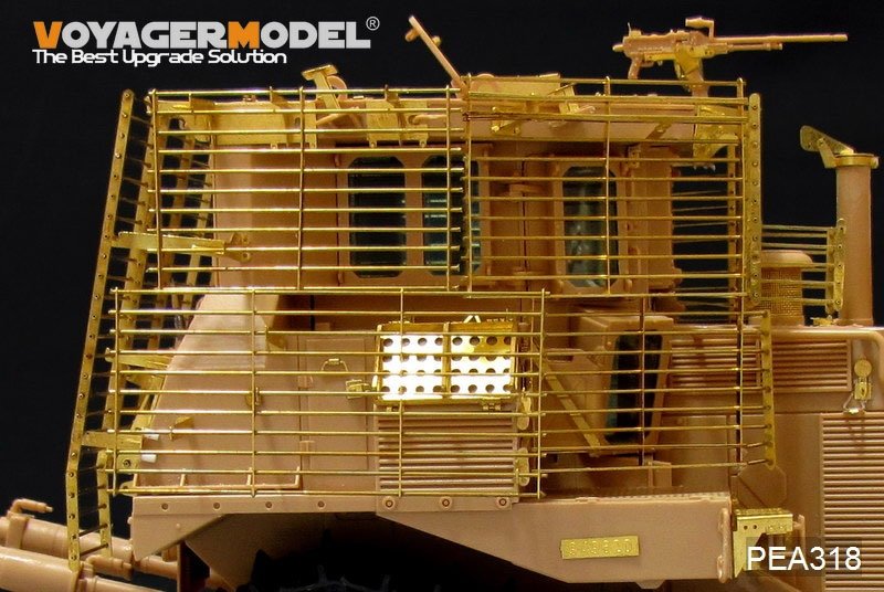 Maquette Voyager PEA318 Bulldozer blindé moderne IDF D9R à blindage à lames (POUR MENG SS-002) 1/35 – immagine 3