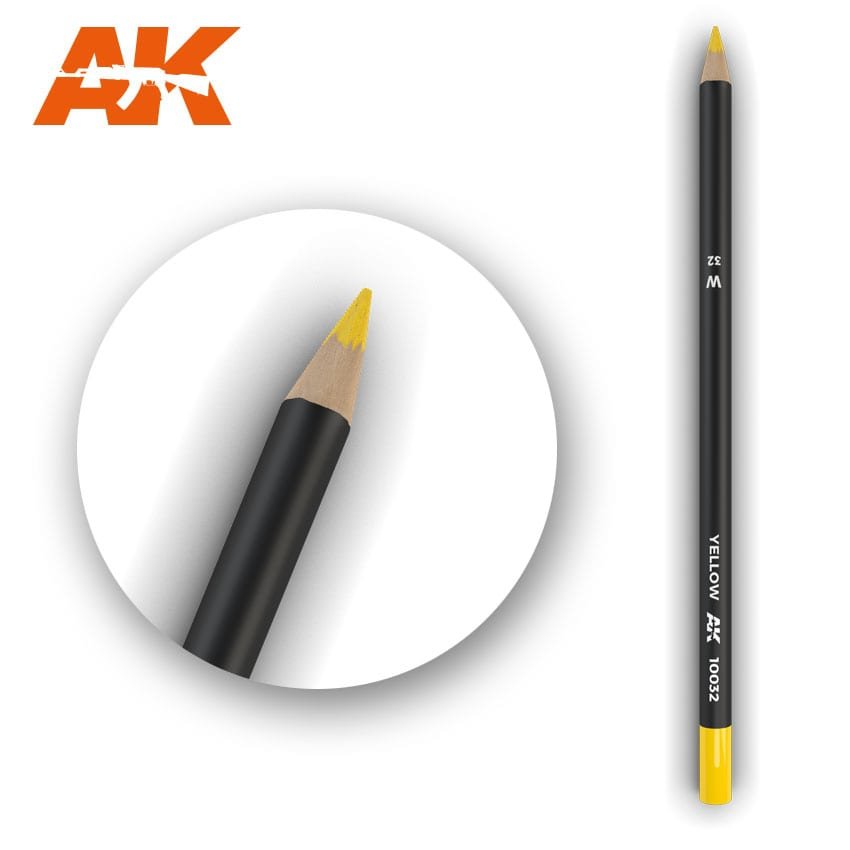 Crayon aquarelle jaune AK Interactive AK10032