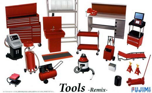 Fujimi 114392 Outils de garage remix 1/24