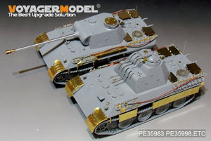 Maquette Voyager PE35998 FlaKPanzer V allemand de la Seconde Guerre mondiale, canon antiaérien FlaKvierling 20 mm MG 151/20, version de base pour TAKOM 2105 au 1/35 – image 13