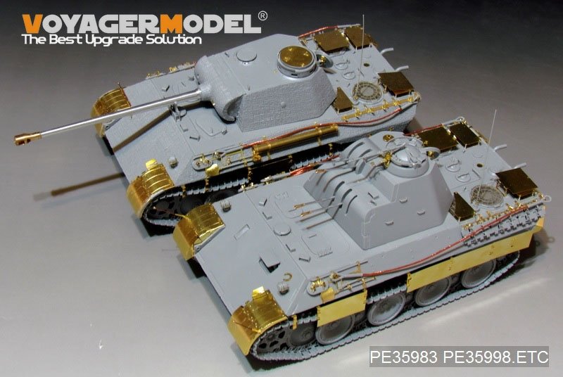 Maquette Voyager PE35998 FlaKPanzer V allemand de la Seconde Guerre mondiale, canon antiaérien FlaKvierling 20 mm MG 151/20, version de base pour TAKOM 2105 au 1/35 – image 13