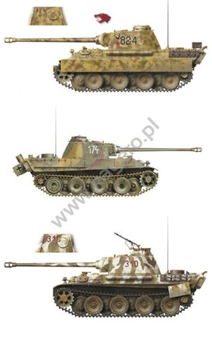 Kagero 15031 Pz.Kpfw. V Panther en attaque et en défense (décalcomanie) PL/EN – imagen 5