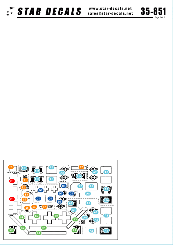 Star Decals 35-851 1re division allemande de chasseurs à ski 1/35 – image 2