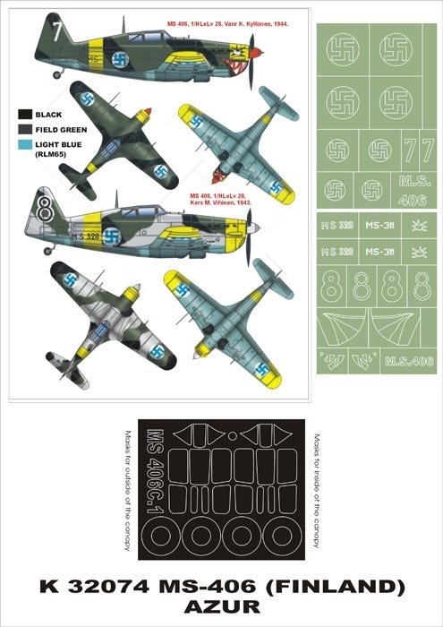 Montex K32074 MS-406 (Finlande) 1/32