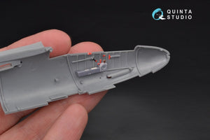 Intérieur imprimé en 3D et coloré sur papier décalcomanie Quinta Studio QD48106 He-162 (pour maquette Tamiya) 1/48 – immagine 11