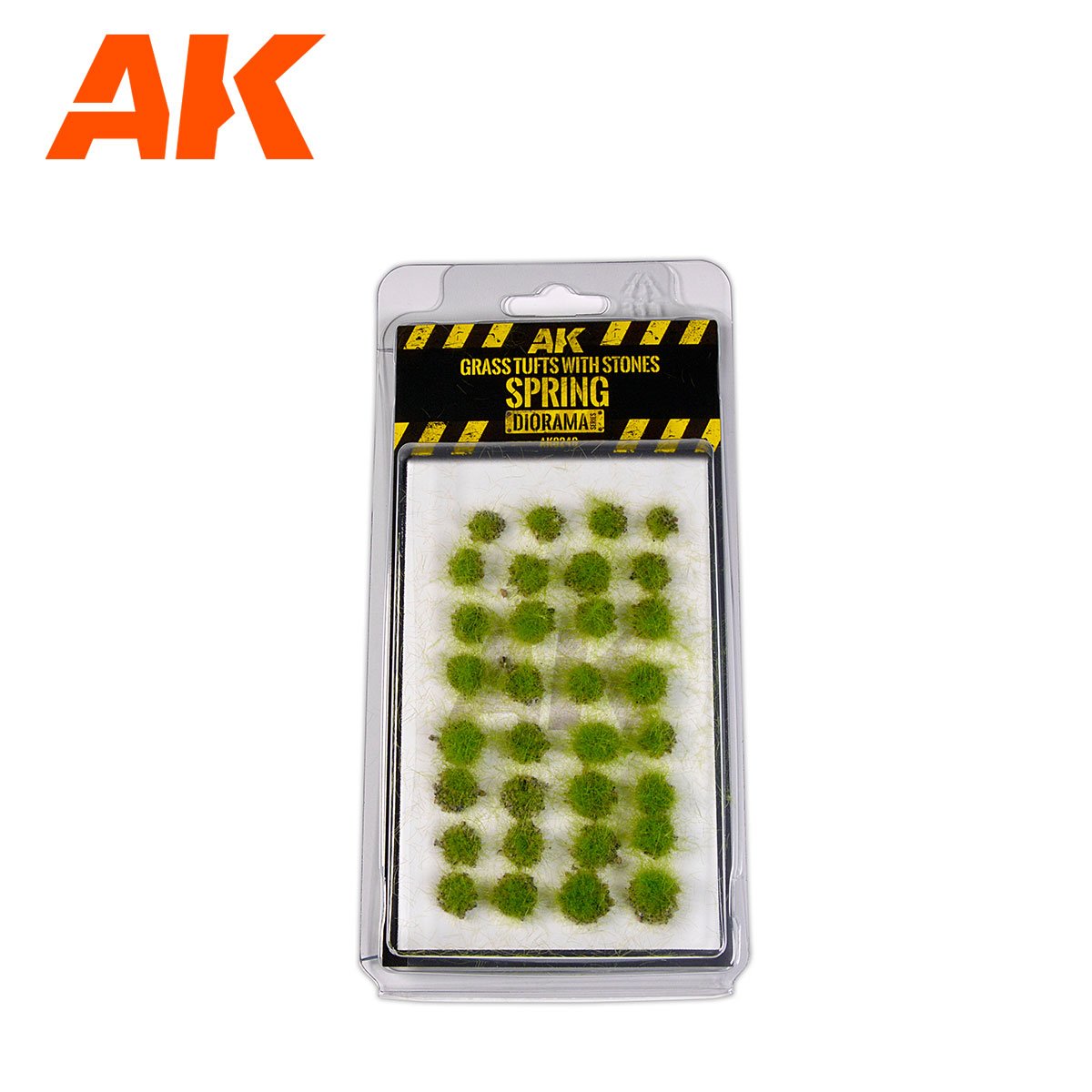 AK Interactive AK8248 GRASS TUFTS WITH STONES SPRING – zdjęcie 2