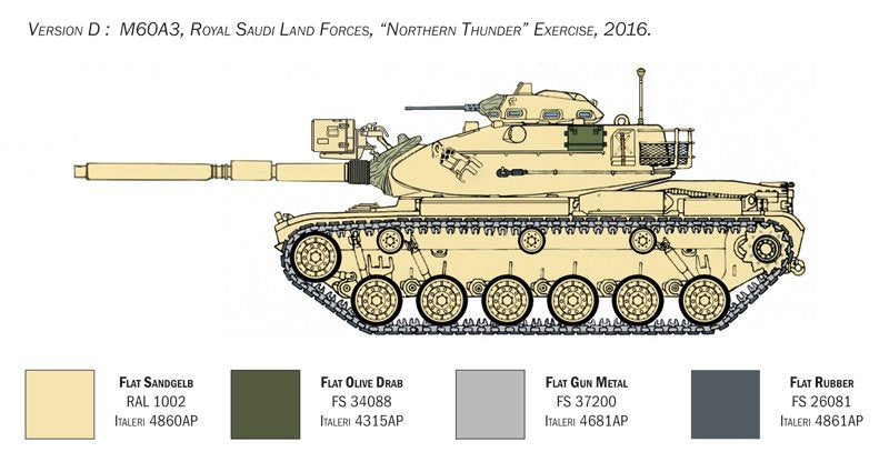 Italeri 6582 M60A3 1/35 – Bild 6