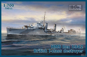 IBG 70011 HMS Ilex 1942 Destroyer britannique de classe I 1/700