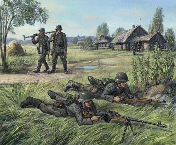Zvezda 6216 équipe de fusiliers antichar allemands (1/72) – image 2