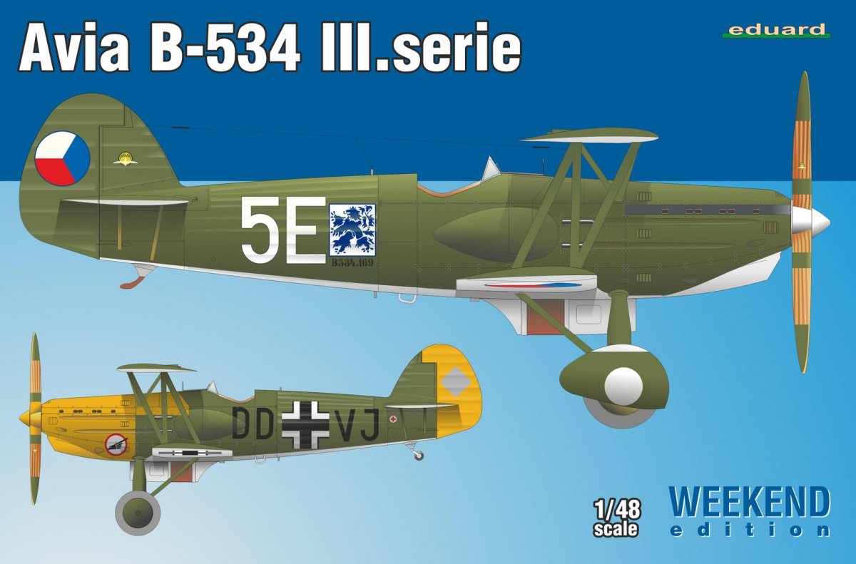 Eduard 8478 Avia B-534 III. série (1/48)
