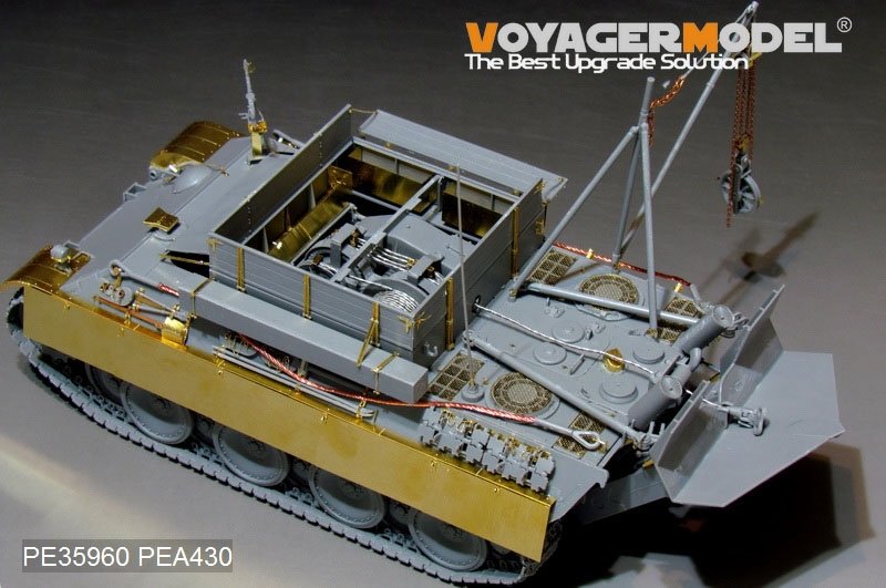 Maquette Voyager PE35960 Bergepanther Ausf.G Basic allemand de la Seconde Guerre mondiale pour TAKOM 2107 au 1/35  – immagine 8
