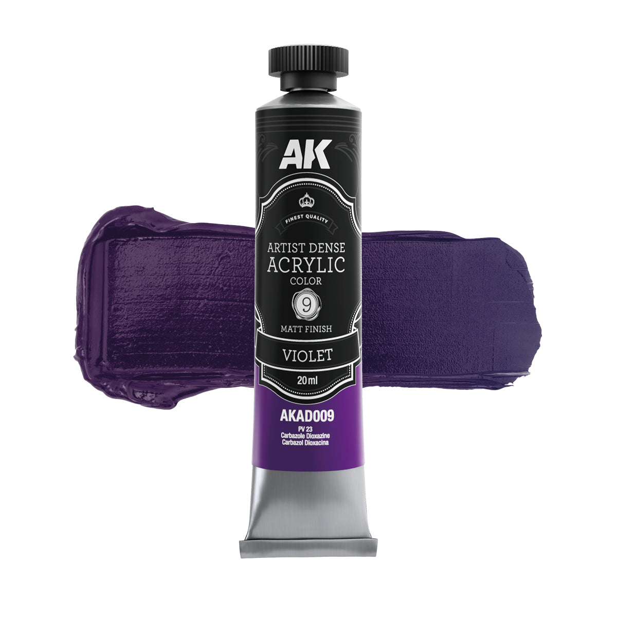 AK Interactive AKAD009 Artist Dense Acrylic - Violet