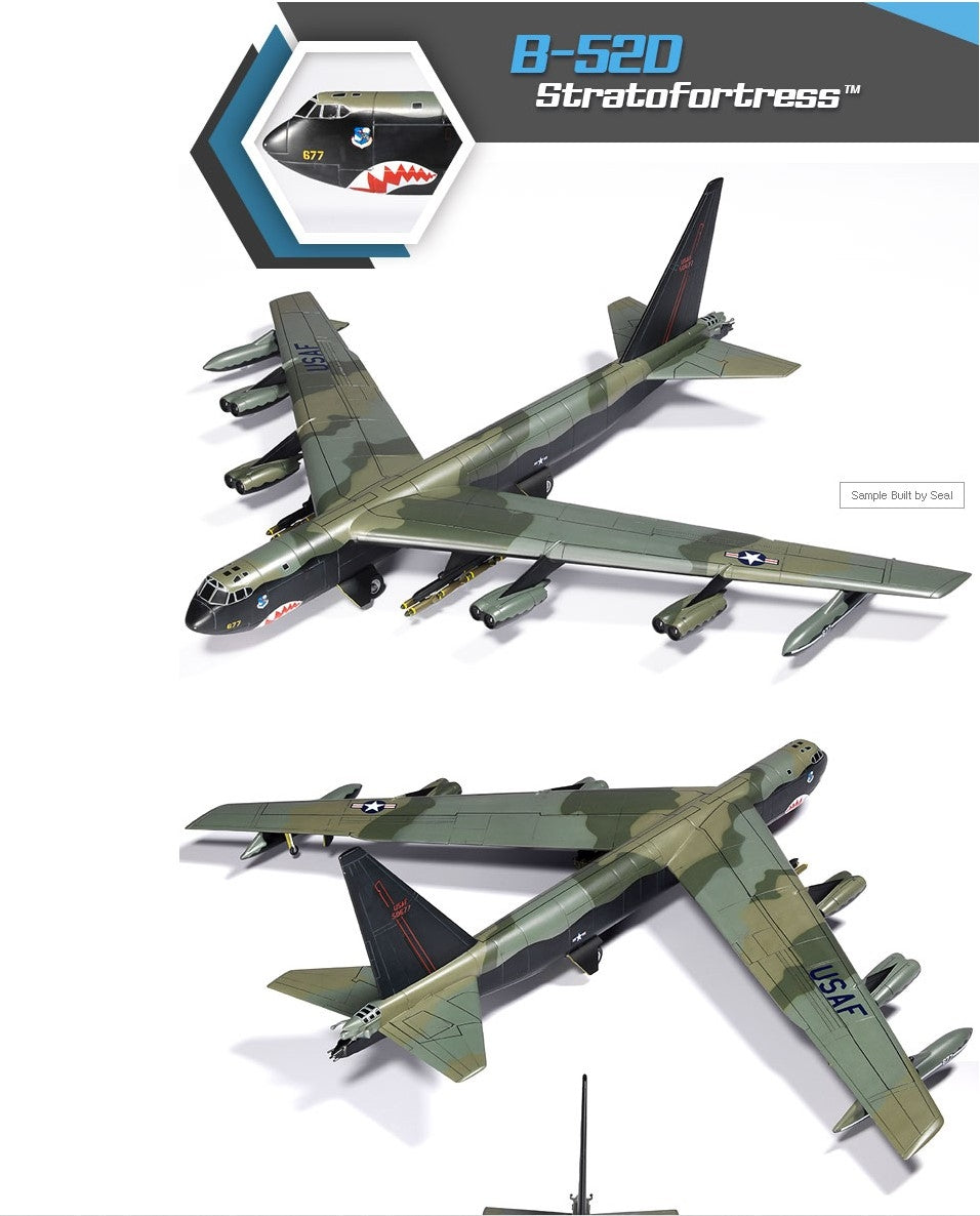 Maquette Academy 12632 USAF B-52D Stratofortress au 1/144 – imagen 3