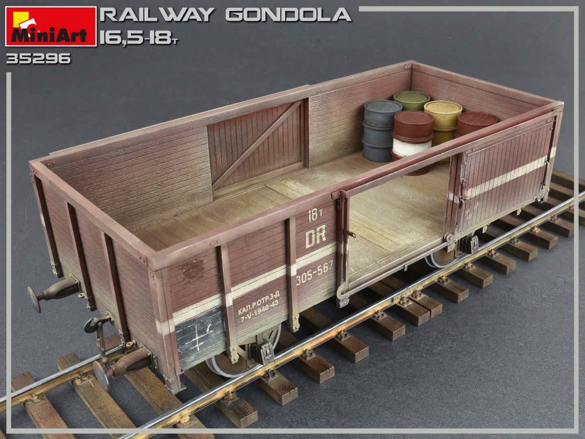MiniArt 35296 GONDOLE FERROVIAIRE 16,5-18t 1/35 – Bild 4