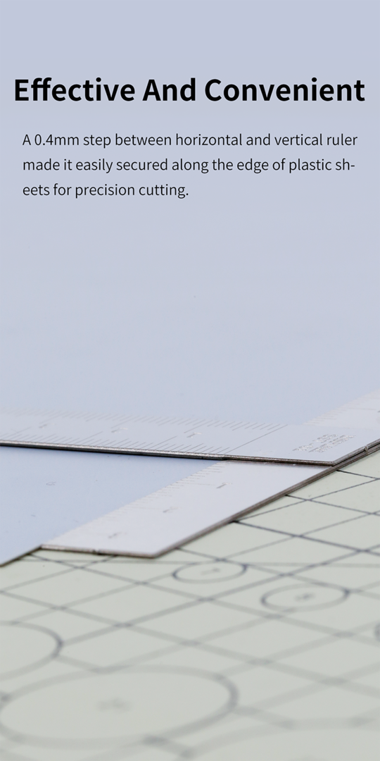 DSPIAE SST-01 Stainless Steel T-Ruler – zdjęcie 8