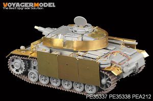 Maquette Voyager PEA212, char allemand Pz.Kpfw.III Ausf.M/N de la Seconde Guerre mondiale, blindage additionnel type 2 (pour DRAGON), échelle 1/35 – Bild 2