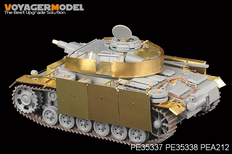 Maquette Voyager PEA212, char allemand Pz.Kpfw.III Ausf.M/N de la Seconde Guerre mondiale, blindage additionnel type 2 (pour DRAGON), échelle 1/35 – Bild 2