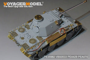 Maquette Voyager PE35982 Char Panther D allemand de la Seconde Guerre mondiale, version initiale de base, pour TAKOM 2103 au 1/35 – image 5