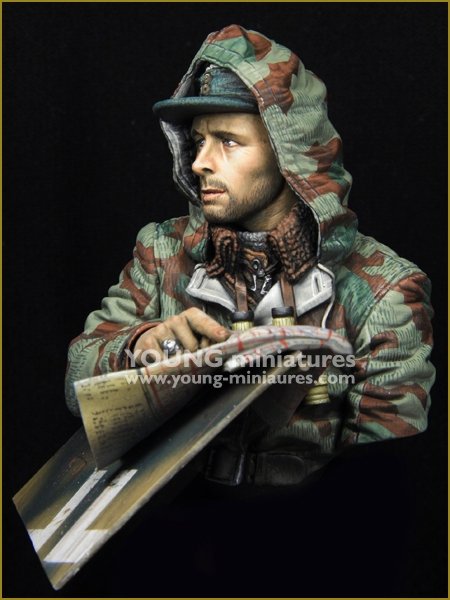 Young Miniatures YM1886 Officier du Kampfgruppe Russie 1943 &amp;#39;Ostwind&amp;#39; 1/10 – Bild 3
