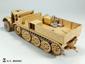 Maquette ET Model P35-062 Sd.Kfz.9 allemand de 18 tonnes (Seconde Guerre mondiale) FAMO, roues avant affaissées et chenilles fonctionnelles, échelle 1/35 – immagine 9