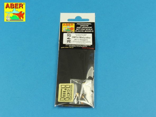 Roquette antichar soviétique guidée Aber 35P-27 9M14 Malyutka (AT-3 Sagger) – Bild 5