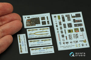 Intérieur imprimé en 3D et coloré sur papier décalcomanie Quinta Studio QD48501 A-26C Invader (ICM) 1/48 – image 4