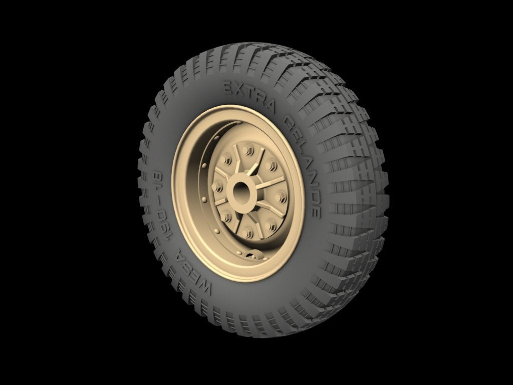 Panzer Art RE35-142 Roues motrices pour Sd.Kfz 11 &amp;amp;251 (Gelande Pattern B) 1/35 – Bild 2