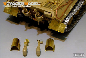 Maquette Voyager PE35956 Char King Tiger allemand de la Seconde Guerre mondiale (tourelle Porsche) pour MENG TS-037 au 1/35 – Bild 8
