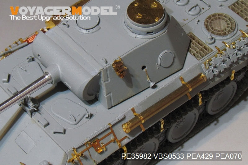 Maquette Voyager PE35982 Char Panther D allemand de la Seconde Guerre mondiale, version initiale de base, pour TAKOM 2103 au 1/35 – image 8