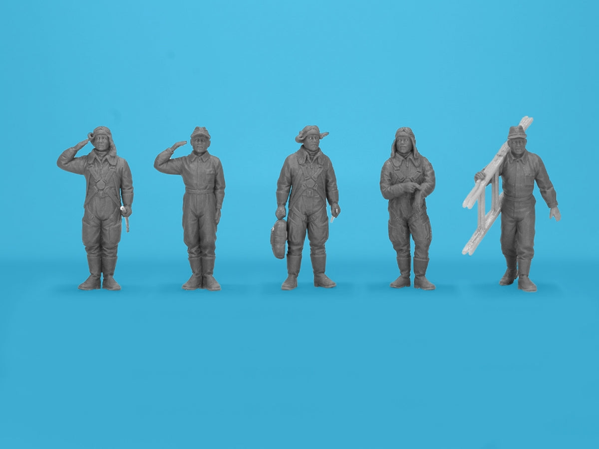 ICM 48053 Pilotes et personnel au sol japonais Seconde Guerre mondiale 1/48  – immagine 4