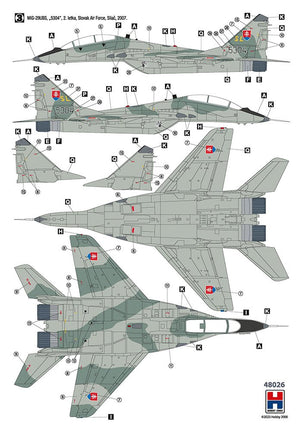 Hobby 2000 48026 MiG-29UB Force aérienne tchèque et slovaque 1/48 – image 3